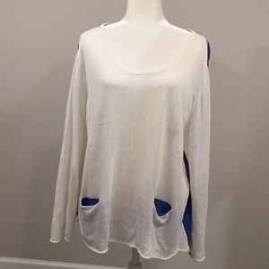 Soft Surroundings Linen and Rayon Sweater